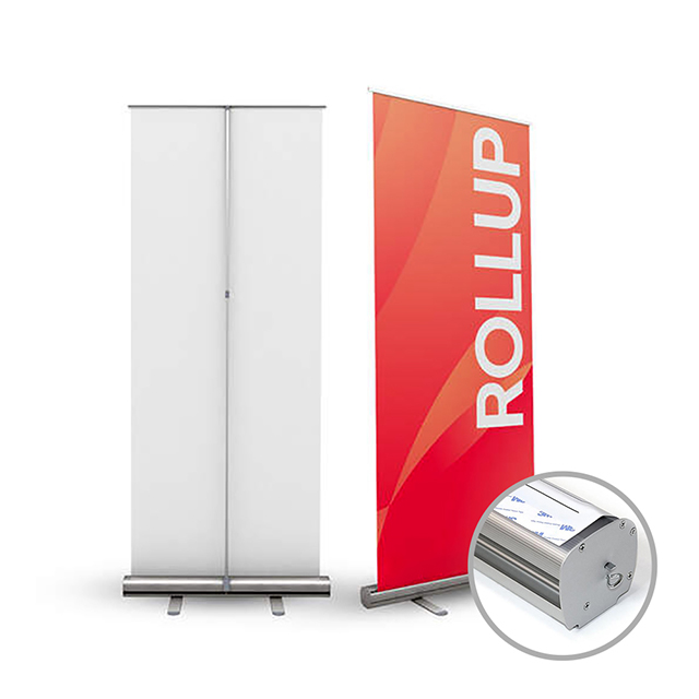 RUS-KM001 Soporte enrollable de aluminio plegable de 80 * 200 cm