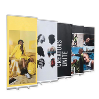 RUS-KM022 Tipo de publicidad de exhibición Equipo de exposición al por mayor Roll Up Banner Stand